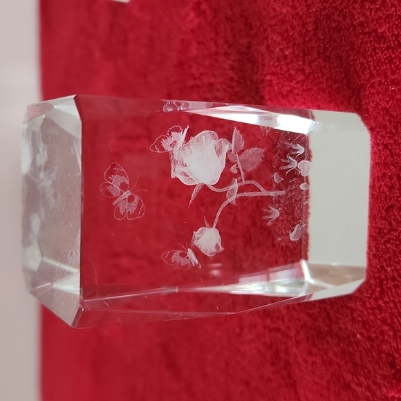 3 piece of 3D Glass paper weights Display. - Picture 7 of 10